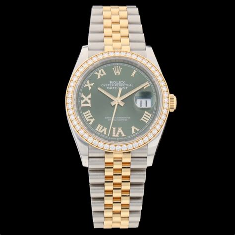 rolex datejust quadrante verde|datejust diamante.